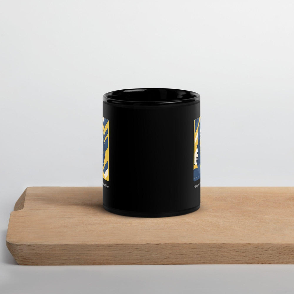 Black Glossy Mug: "Silence is argument carried out by other means." (Guevara) - LeadershipQuotes.com