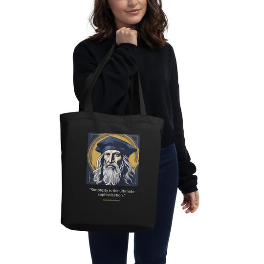 Eco Tote Bag: "Simplicity is the ultimate sophistication." (da Vinci) - LeadershipQuotes.com