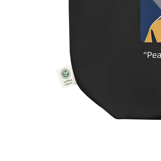 Eco Tote Bag: "Peace begins with a smile." (Mother Teresa) - LeadershipQuotes.com