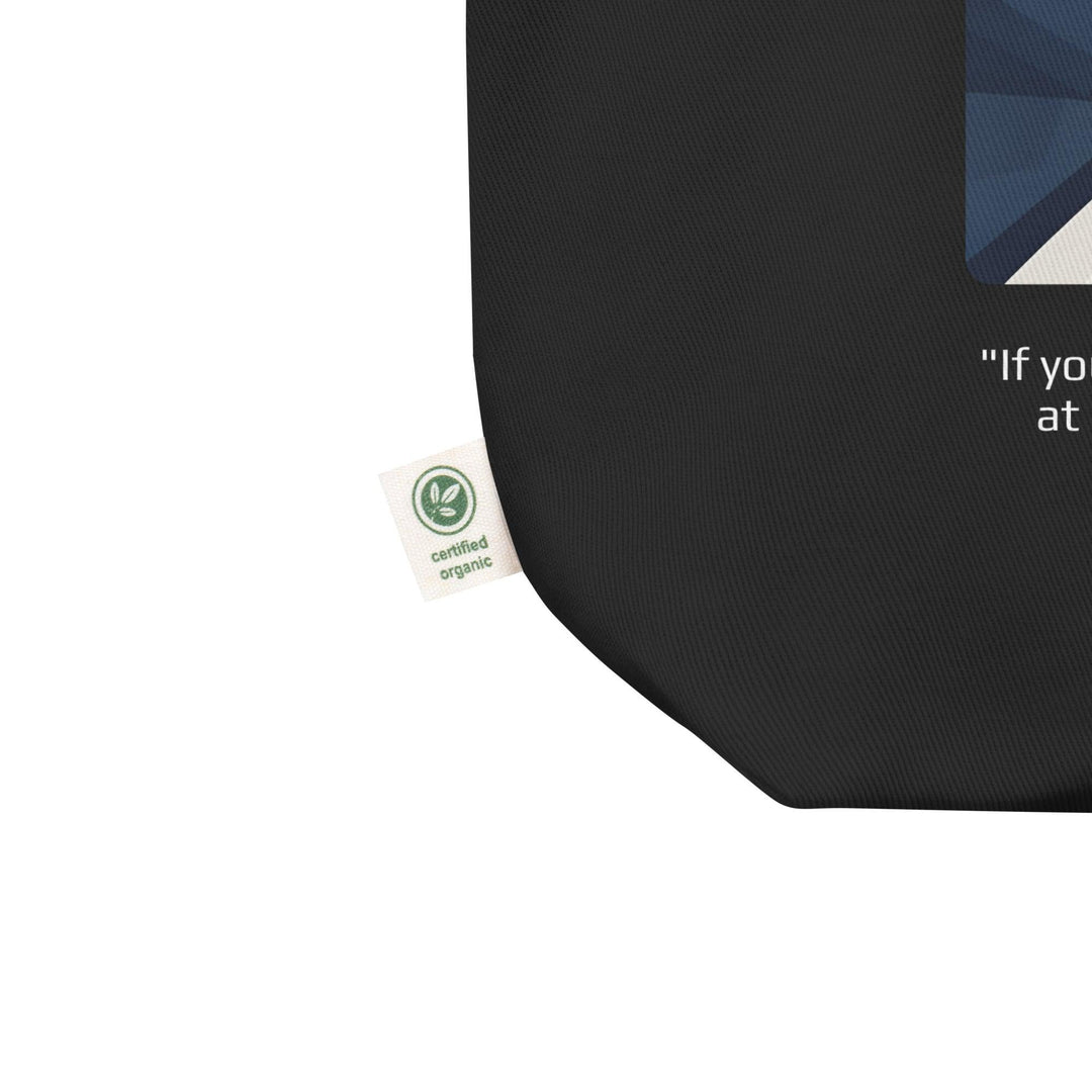 Eco Tote Bag: "If you always do what interests you, at least one person is pleased." (Hepburn) - LeadershipQuotes.com