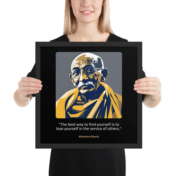 Wood Frame Poster: 