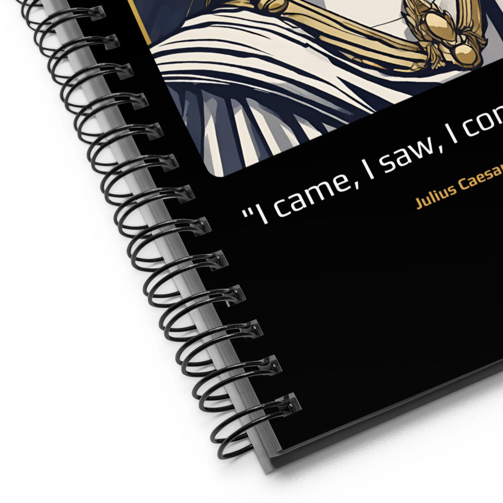 Notebook: "I came, I saw, I conquered." (Caesar) - LeadershipQuotes.com