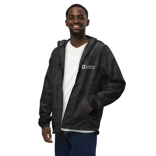 Unisex Lightweight Windbreaker: LeadershipQuotes.com Logo - LeadershipQuotes.com