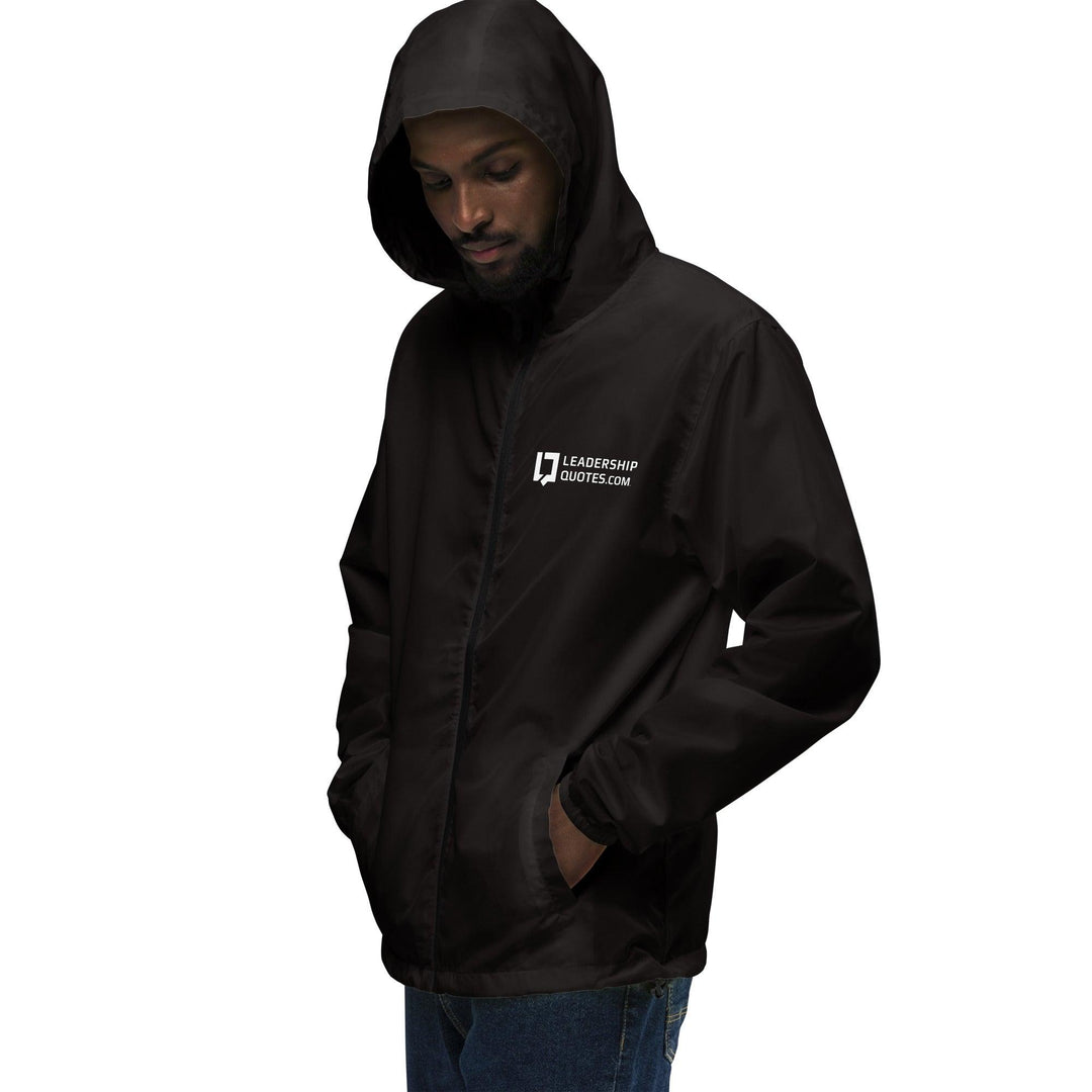 Unisex Lightweight Windbreaker: LeadershipQuotes.com Logo - LeadershipQuotes.com