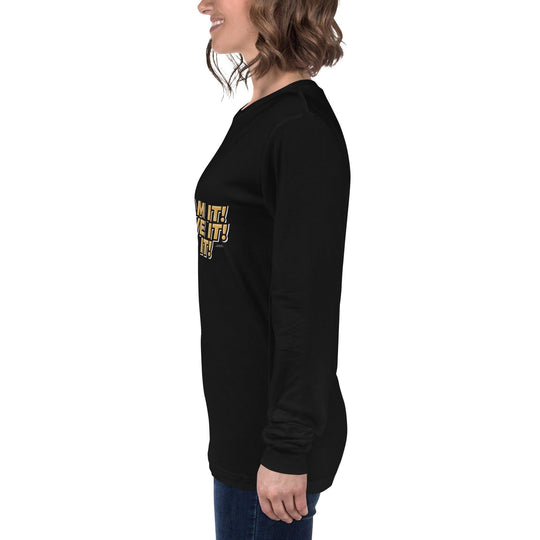 Unisex Long Sleeve Tee: "Dream It, Believe It, Build It!" - LeadershipQuotes.com