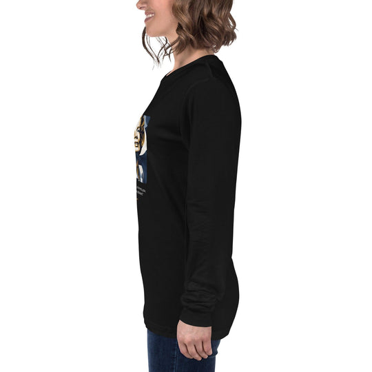 Unisex Long Sleeve T-Shirt: "If you always do what interests you, at least one person is pleased." (Hepburn) - LeadershipQuotes.com