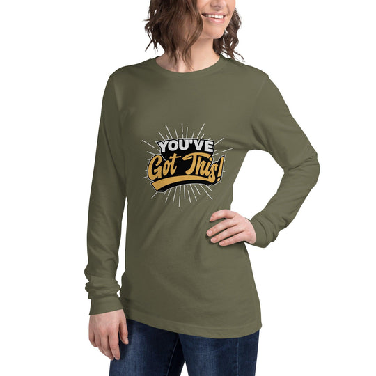 Unisex Long Sleeve Tee: "You've Got This!" - LeadershipQuotes.com