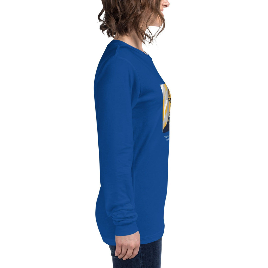 Unisex Long Sleeve T-Shirt: "There is nothing like staying at home for real comfort." (Austen) - LeadershipQuotes.com